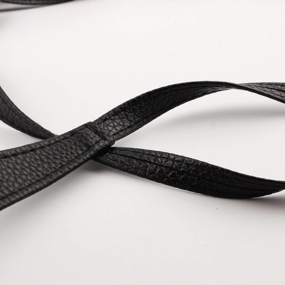 2/$30 NEW Boho Gypsy Wrap Around Waist Belt Black Pretty Obi - Picture 6 of 8